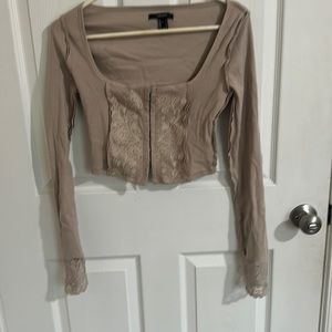 Women’s crop top lace corset size small